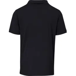 Mens Virtue Golf Shirt Black Back
